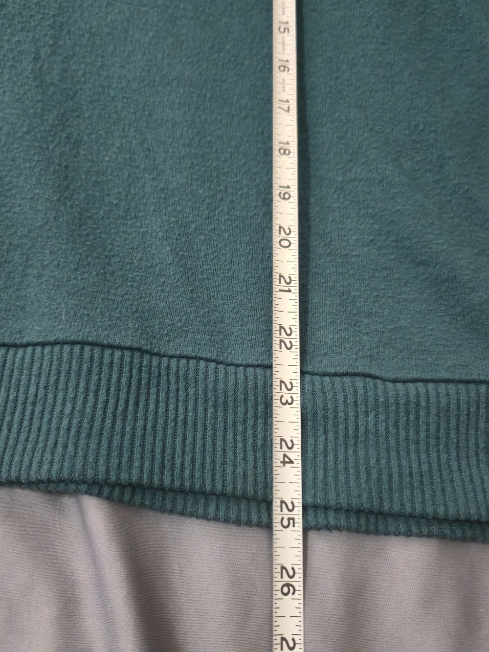 Torrid Super Soft Sleep Plush V-Neck Lounge Sweatshirt Green 1 1X #G86457 - Picture 5 of 7